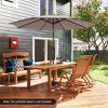 Costway 10Ft Outdoor Market Patio Table Umbrella Push Button Tilt Crank Lift Burgundy\Beige\Tan\Blue - 4 of 4