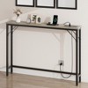 Narrow Console Table, Behind Couch Table for Living Room, Slim Sofa Table with Metal & MDF, Industrial Hallway Table for Entryway, Foyer - 3 of 4