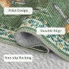 Washable Rug - Non-Slip Soft Farmhouse Carpet Low Pile Thin Floor Cover for Living Room, Bedroom Nursery Dining Room Dorm - 3 of 4