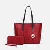 MKF Collection Dinah Light Weight Tote Bag with Wallet by Mia K - 2 of 4