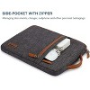 Hachikiko 17-17.3 Inch Laptop Sleeve, Water-Resistant Shockproof Laptop Case with Handle & 2 Pockets, Slim Laptop Bag - 3 of 4