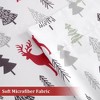 4 Pieces Soft Microfiber Christmas Bedding Sheet Set - 3 of 4
