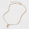14K Gold Dipped Pearl Charm on Chain Initial Necklace - A New Day Gold - 3 of 4