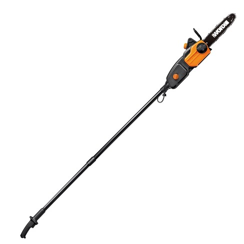Worx WG309 10" - 8 Amp 2-in-1 Chainsaw & Pole Saw with 10' Reach, Tool-Free Chain-Tensioning - image 1 of 4