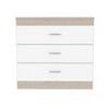PAGED Drawer Dresser Minimalist Storage Cabinet with Metal Handles and Superior Top for Living Room, Hallway - 2 of 4