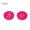 Unique Bargains Resin Snap Fastener Round Flat 4-Hole Sewing Buttons 10 Pcs - 3 of 4