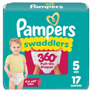 Pampers Swaddler 360 Disposable Baby Diapers - 1 of 4