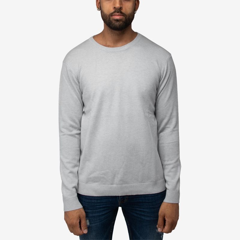X RAY Men's Big and Tall Basic Crewneck Sweater, 1 of 7