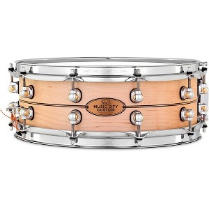 Pearl Music City Custom Solid Shell Snare Maple with Boxwood-Rose Inlay 14 x 5 in. - 1 of 1