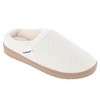 Isotoner Women's Sculpted Microterry Hoodback Clog Slippers - 3 of 4