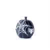 Halloween Spider and Bat Pumpkin Figurine Set Polyresin – Stylish Black–White Indoor Decor Accent by Melrose - 3 of 4