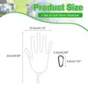 Unique Bargains Plastic Golf Gloves Stretcher with Aluminum Alloy Hanging Hooks - 2 of 4