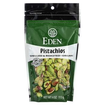 Eden Foods Organic, Pistachios, Shelled & Roasted, Sea Salt Misted, 4 oz (113 g)
