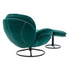 Okak Modern Velvet Accent Chair Living Room Chair with Ottoman Comfy Upholstered TV Chair sofa for Lounge Office Bedroom - 3 of 4