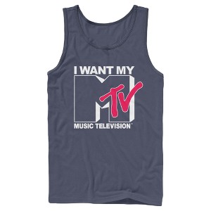 Men's MTV I Want My Music Television Tank Top - 1 of 3