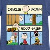 Girls' - Peanuts - Good Grief Comic Fitted Short Sleeve Graphic T-Shirt - 2 of 4
