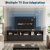70 inch Wood TV Stand for 80" TVs, Mid Century Modern Entertainment Center with Storage Drawer & Open Shelves, for Living Room/Bedroom - 4 of 4