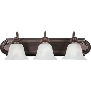 Maxim Lighting Essentials - 801x 3 - Light Vanity in  Oil Rubbed Bronze - 1 of 2