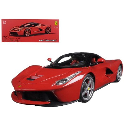 Ferrari LaFerrari F70 Red with Black Top "Signature Series" 1/18 Diecast Model Car by Bburago