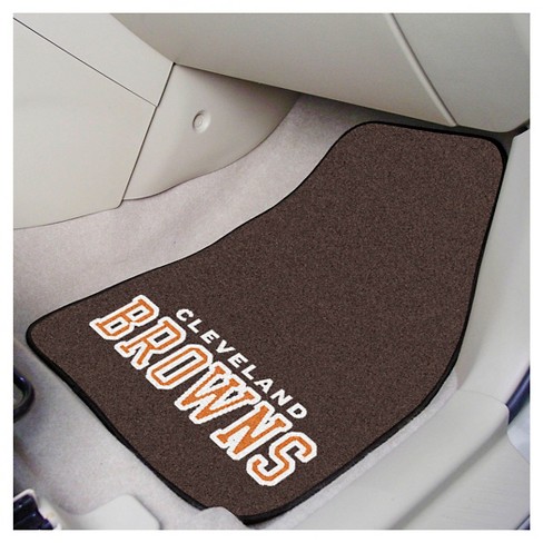 Nfl Fan Mats 2pc Carpet Car Mat Set Cleveland Browns Target