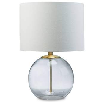 Signature Design by Ashley Samder Table Lamp Clear/Brass