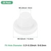 Unique Bargains Silicone Rubber Corrosion-Resistant Nap-in Locking Hole Plugs White - 3 of 4