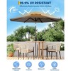 CuisinSmart 9 Feet Outdoor Patio Umbrella, Market Umbrella with 8 Sturdy Ribs, Push Button Tilt and Crank, Outdoor Table Umbrella - 3 of 4