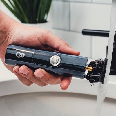 Beard Club T-Blade Beard Edger Trimmer: Battery Powered, For All Hair Types, With 5 Pieces