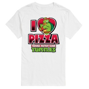 Men's - Teenage Mutant Ninja Turtles - I Love Pizza Short Sleeve Graphic T-Shirt - 1 of 4
