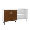 Cesicia White Modern TV Stand for TVs up to 65" - 3 of 4