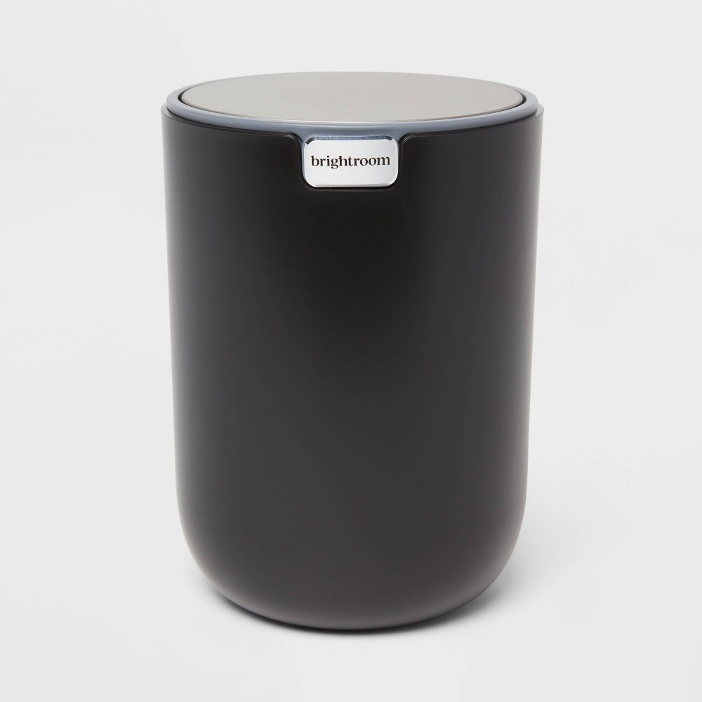 Photos - Waste Bin Small Desktop Wastebasket Black - Brightroom™