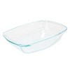 Soho Lounge Carnegie Hill 16 inch x 11 Inch x 3.1 Inch Tempered Glass Multi-Purpose Pan with Built-in Handles - 2 of 4