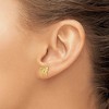 Black Bow Jewelry Kids 10mm Butterfly Screw Back Earrings in 14k Yellow Gold - 3 of 4