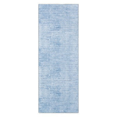 World Rug Gallery Contemporary Distressed Stripe Machine Washable Area Rug
