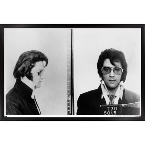 Trends International Elvis Presley - Mugshot Framed Wall Poster Prints - 1 of 4