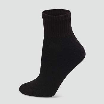Hanes Women's Extended Size 10pk Ankle Socks - 8-12