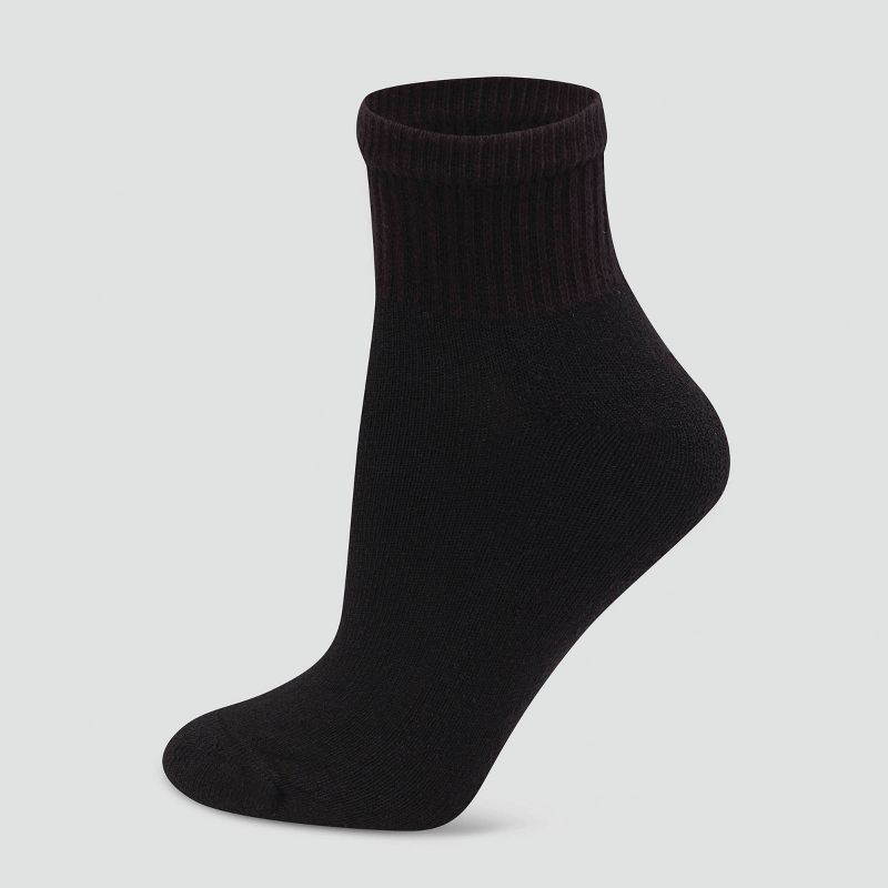 Hanes Women's Extended Size 10pk Ankle Socks - 8-12, 1 of 5