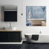 Stupell Industries Blue Floral Relax Bathroom Scene Canvas Art, 36" x 36" - 3 of 4
