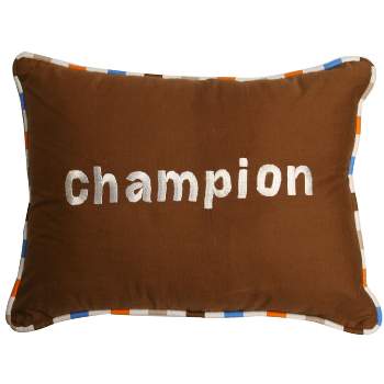 Bacati - Mod Sports Champion Throw Pillow