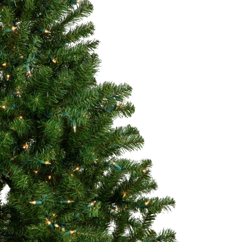 Northlight 6' Pre-Lit Medium Balsam Pine Artificial Christmas Tree, Clear Lights, 3 of 8