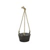 Cheung's Calvin Round Wooden Rope Hung Planter - 2 of 3