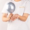PartyWoo Balloons Silver Metallic Small Mini 5 Inch 50 pcs - 2 of 4