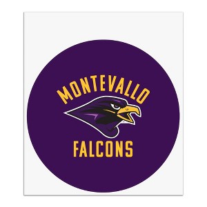 University of Montevallo Falcons Logo Automotive Car Window Locker Circle Bumper Sticker - 1 of 4