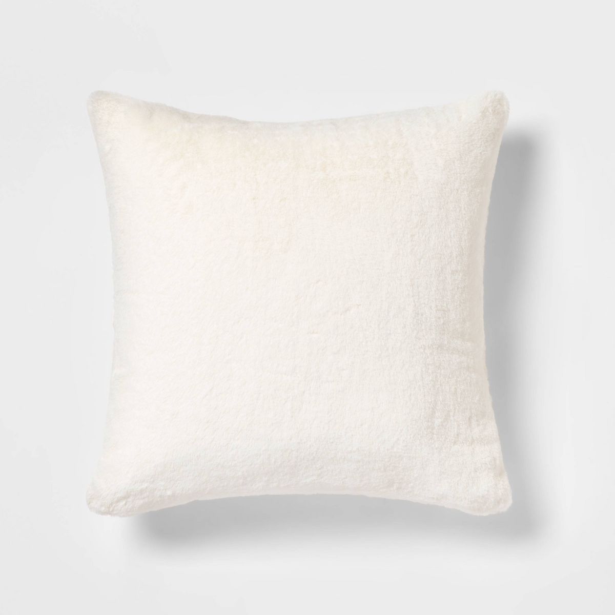Faux Rabbit Fur Throw Pillow - Threshold™