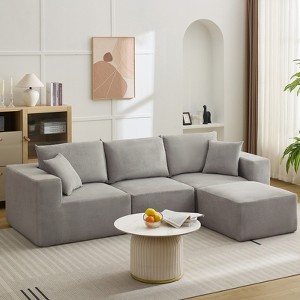 Three Module Block Combination Sofa  Middle ， 3 Soft Pack  Compression  ， - 1 of 4