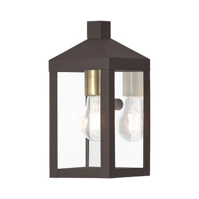Livex Lighting Nyack 1 - Light Wall Light in  Bronze