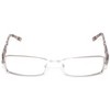Calabria 845 Designer Women Rectangle Techno Reading Glasses with Hard Case 53mm - 2 of 4