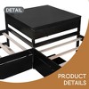 Twin Size Corner Platform Beds, L-Shaped Wooden Beds Frame with Trundle and Drawers Linked with built-in Desk - Leovsnove - 4 of 4