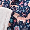 50"x60" Kids' Pixie Fox Faux Shearling Throw - Lush Décor - 4 of 4