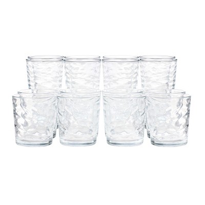Joyjolt Faye Double Old Fashion & Highball Glasses Drinking Glasses - Set  Of 12 : Target